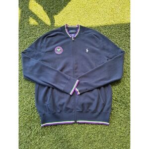 Polo Ralph Lauren Wimbledon Full Zip Sweater Jacket‎ Tennis Corecore M